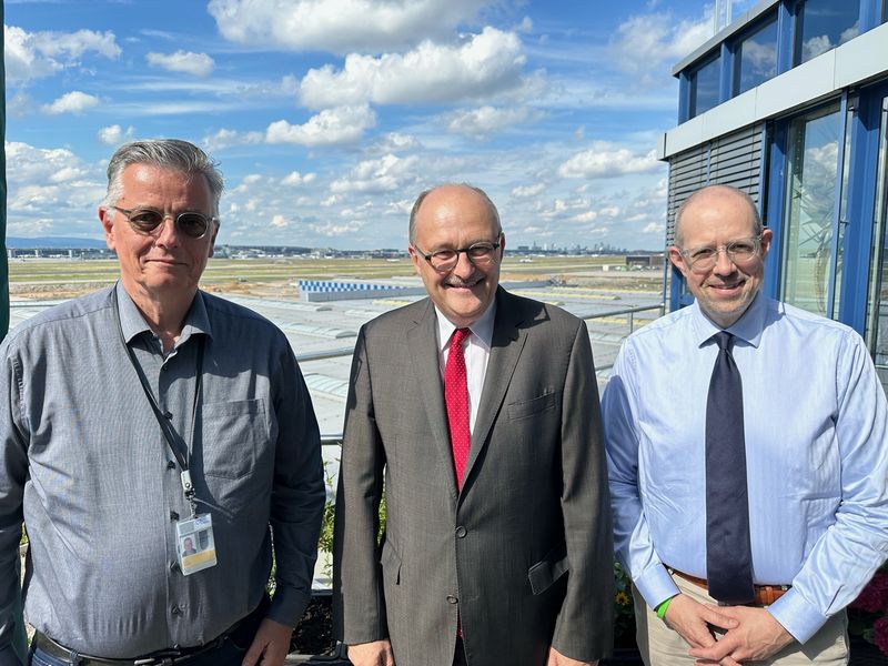 Bild von Claus Wagner, Dr. Michael Meister und Patrik Tschirch